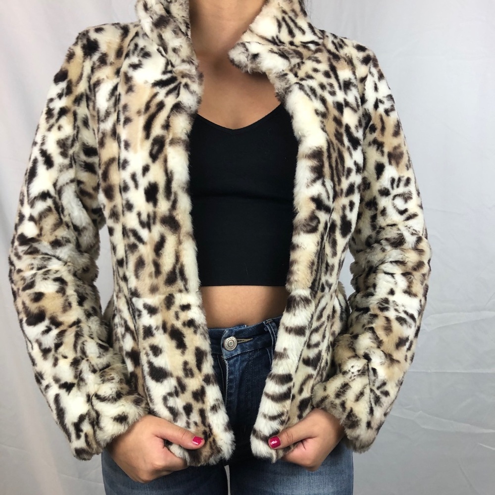 Cheetah fur coat